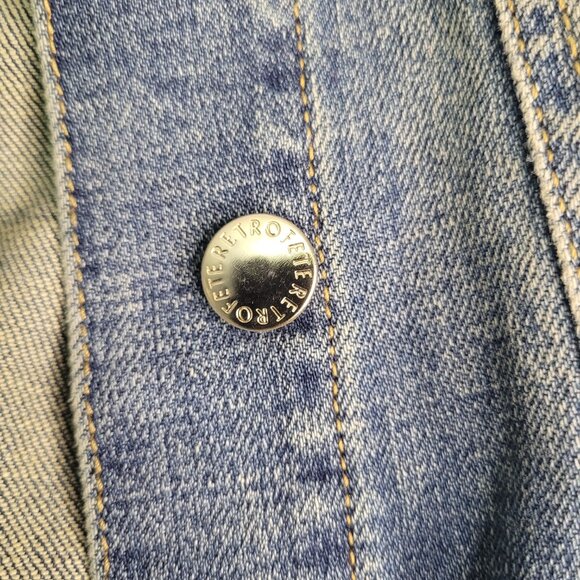 Retrofete Wiley Denim Mini Dress with Belt Size XS - Picture 5 of 7